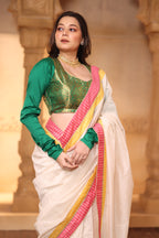 Ziya Green Brocade Blouse