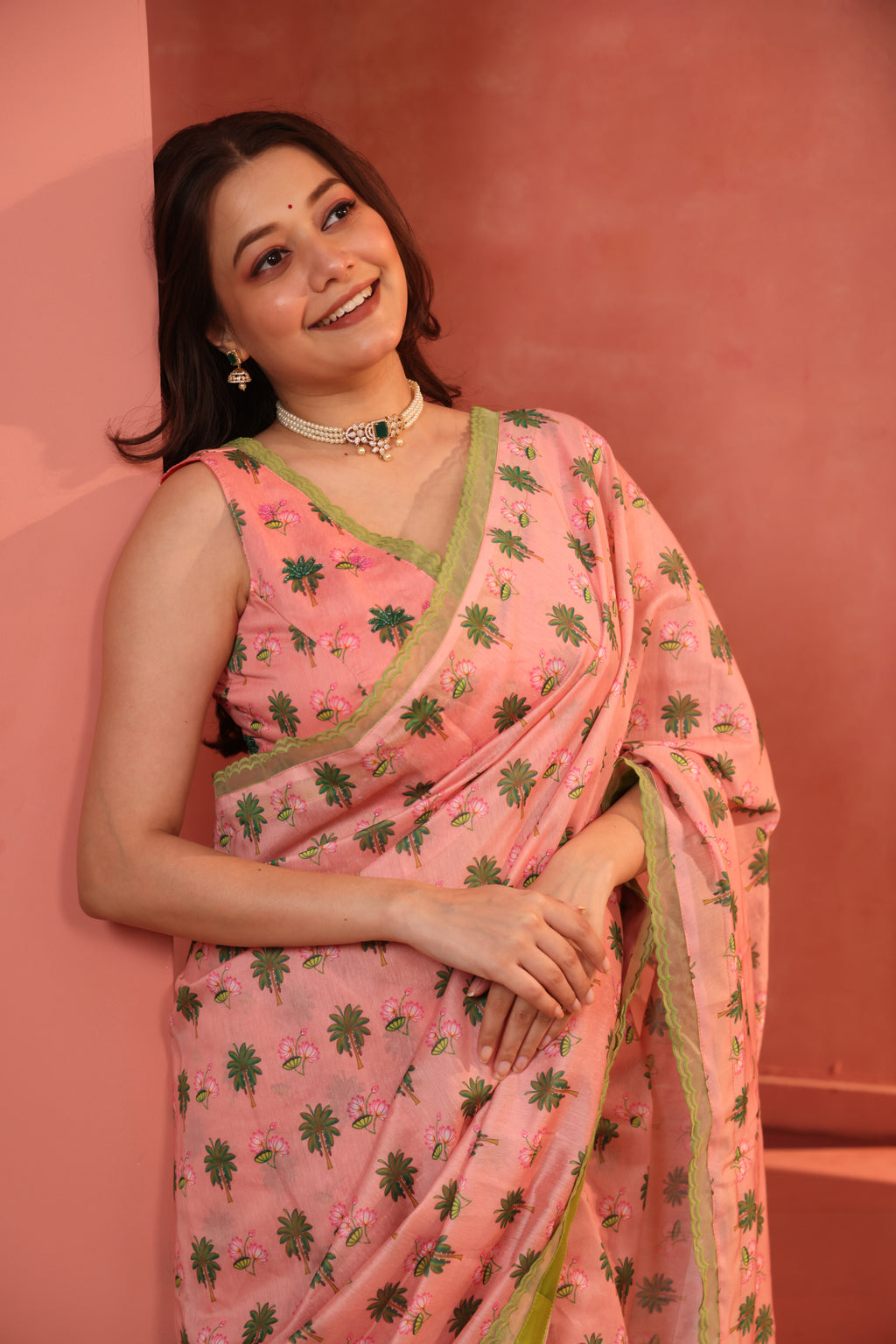 Peachy Gleam  Blouse