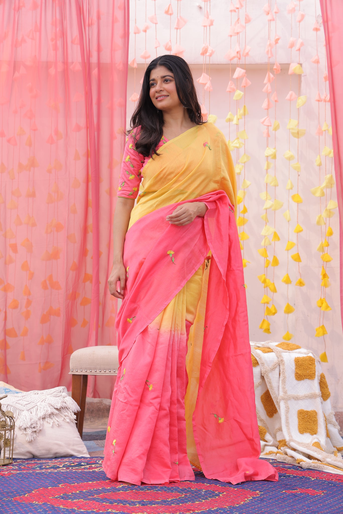 Noorani Phool Saree