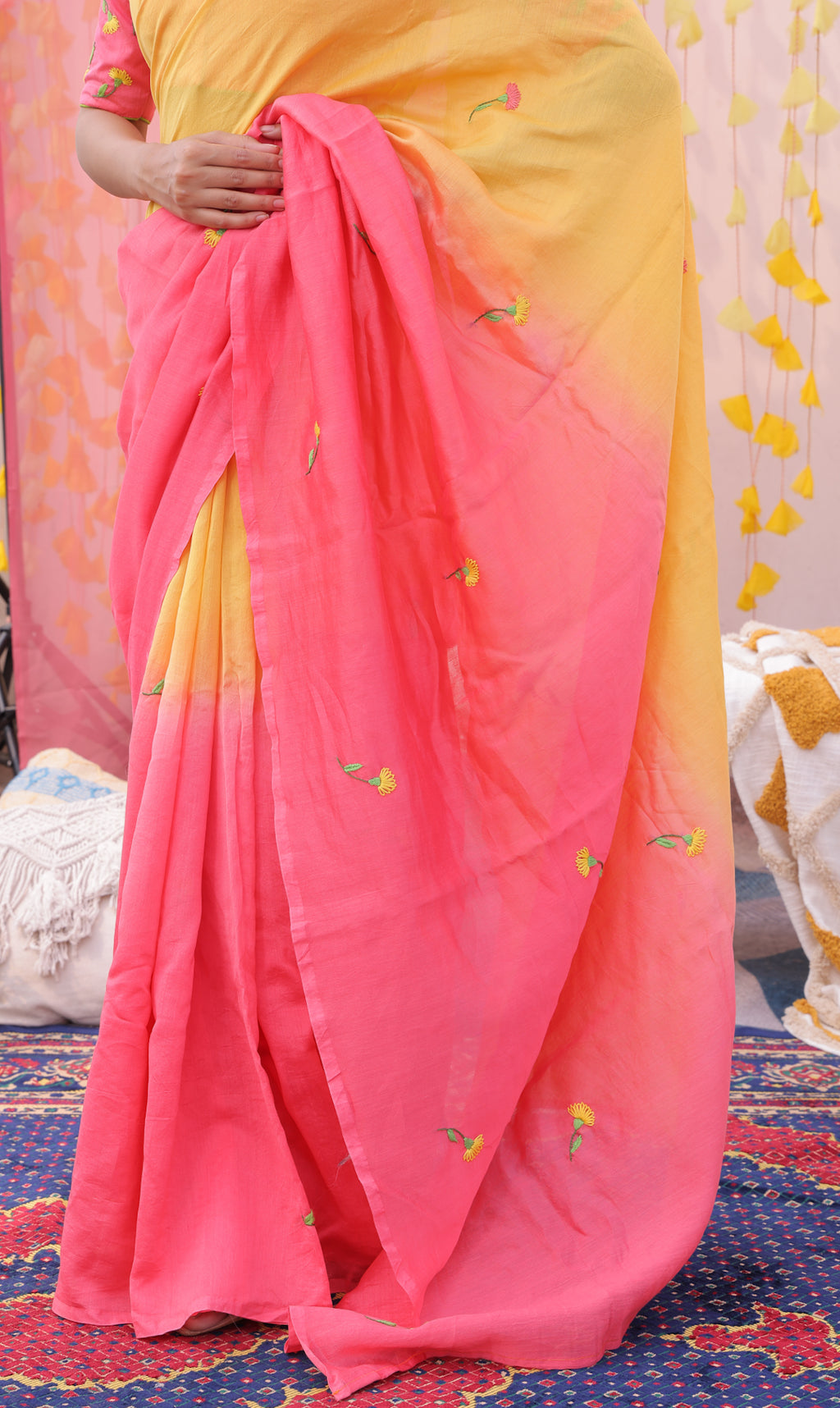 Noorani Phool Saree