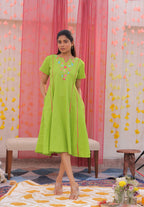 Neon Bloom Dress