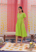 Neon Bloom Dress