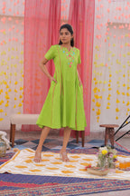 Neon Bloom Dress