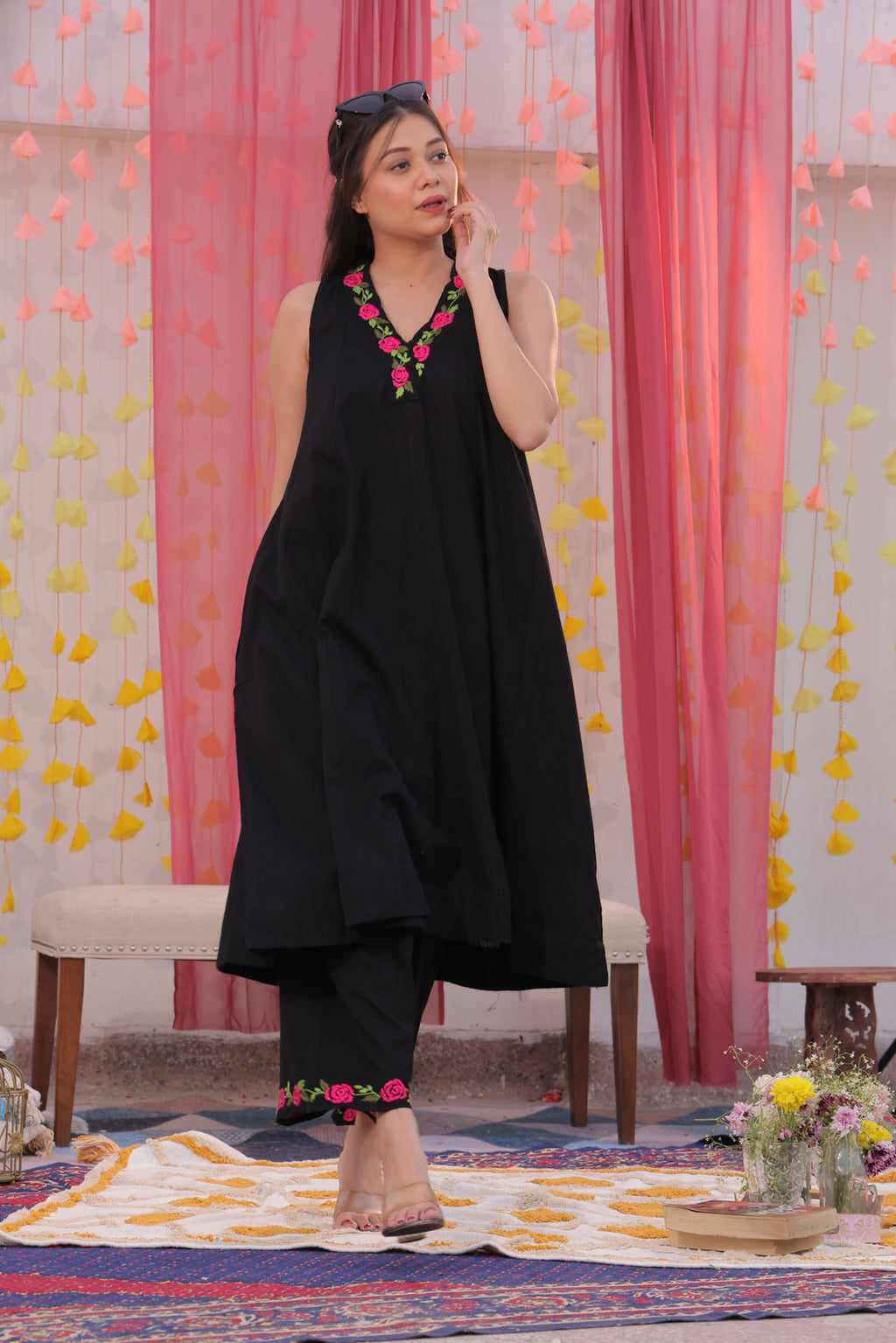 Kala Gulaab Co-Ord Set