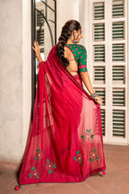 Nusrat Hand embroidered Saree