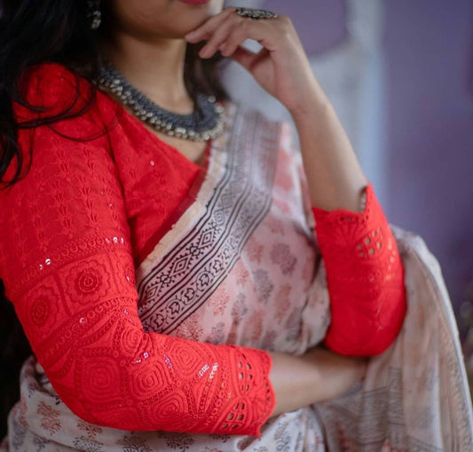 Scarlet Shell Blouse