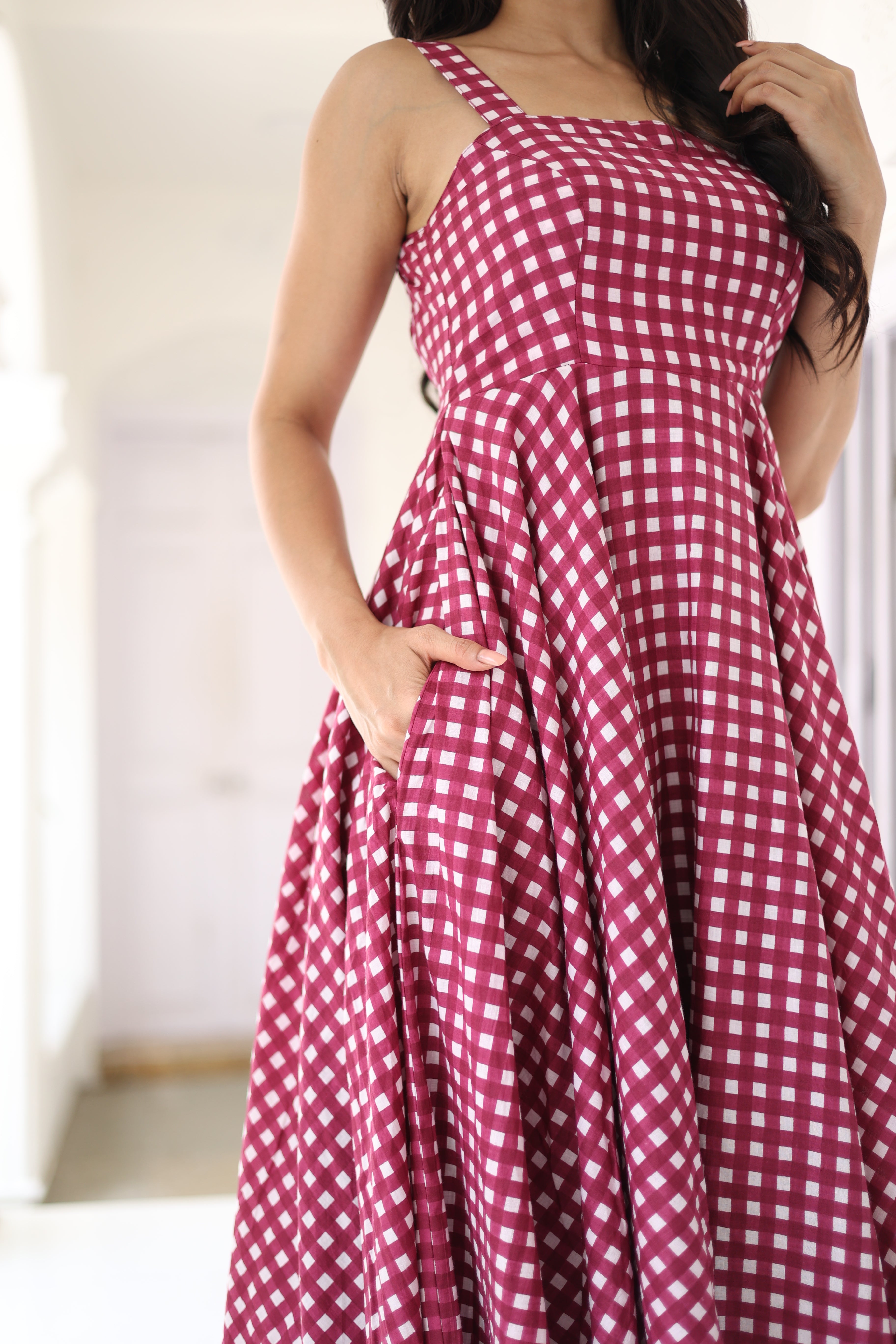 Willow Check Dress