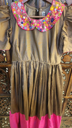 Elara Maxidress-Earthy Bronze