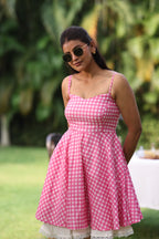 Strawberry Fields Gingham Dress