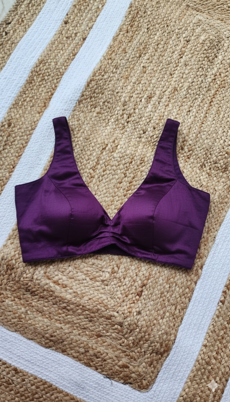 Contour Blouse - Purple
