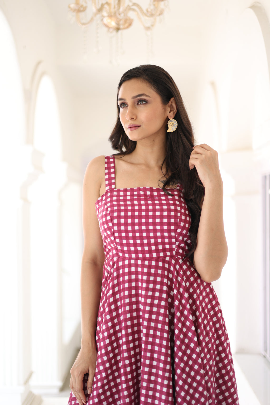Willow Check Dress