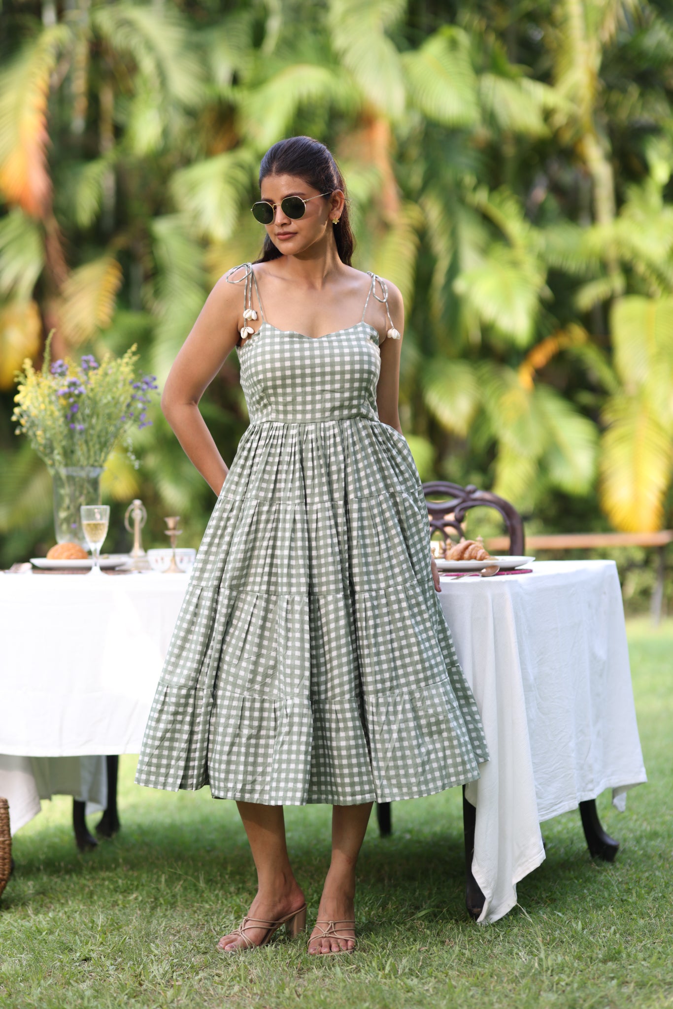 Lemonade Gingham Dress
