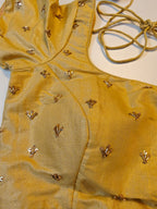 Gold Hand Embroidered Blouse
