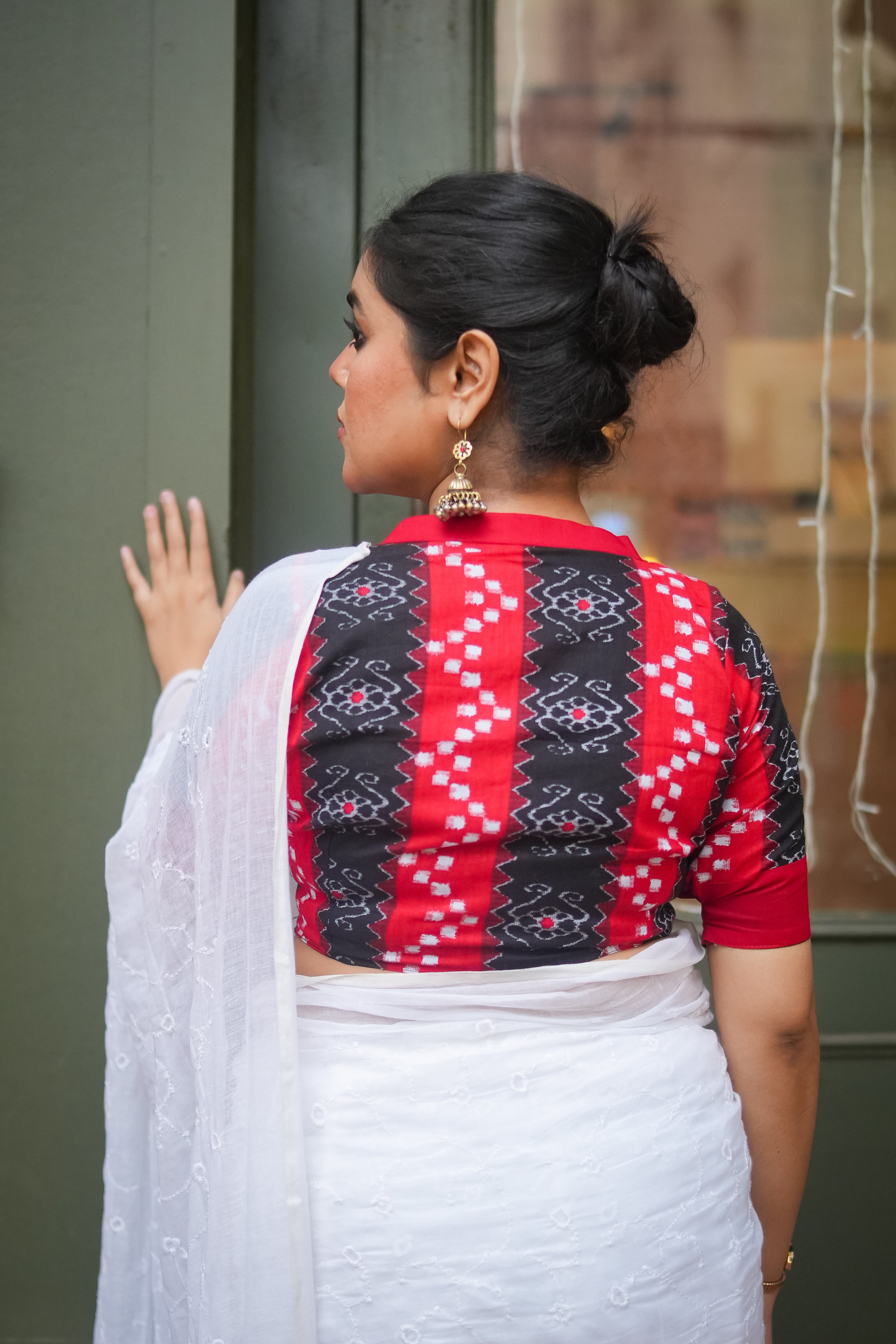 Red Eclipse Blouse