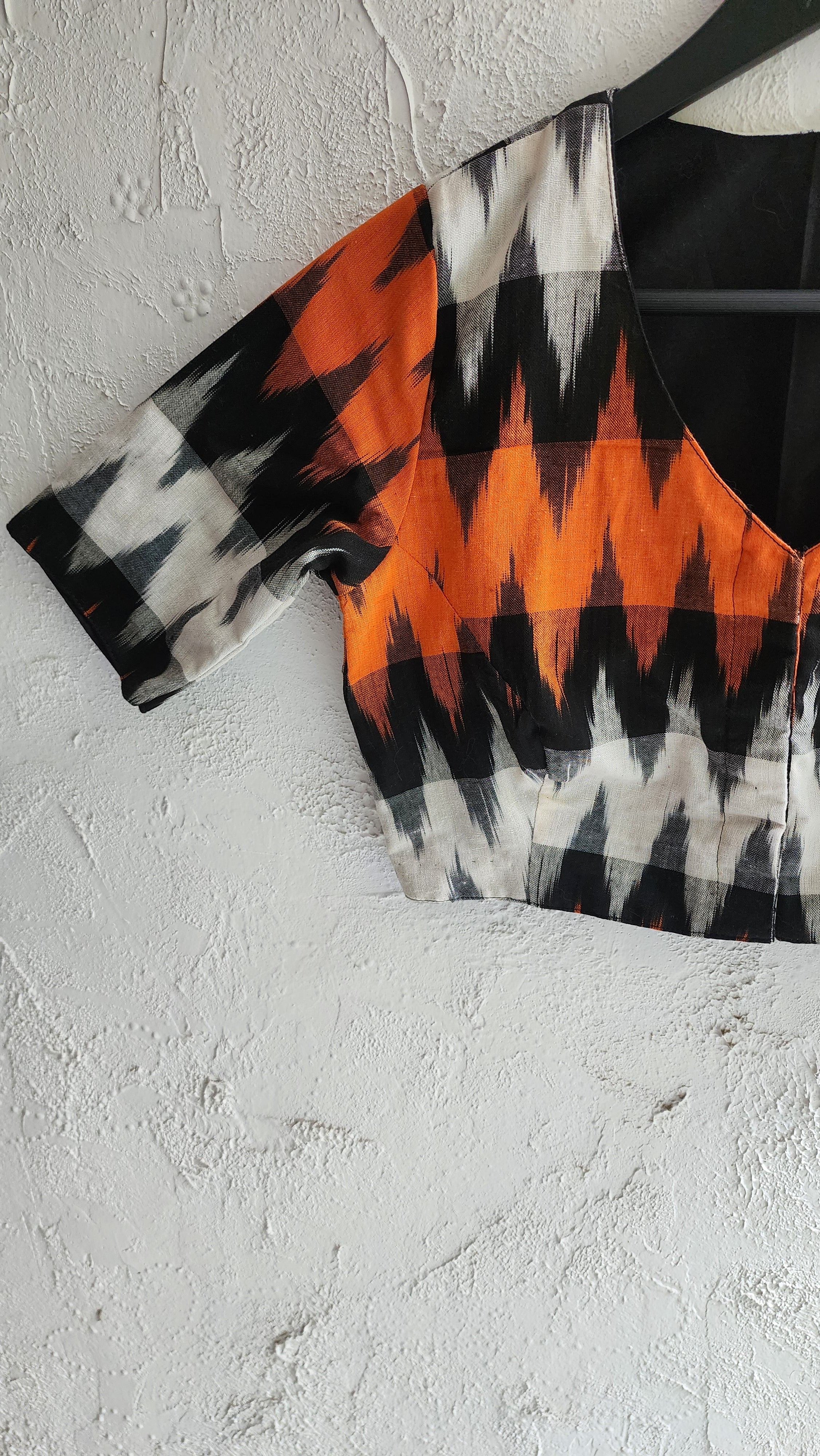 DOUBLE IKAT BLOUSE