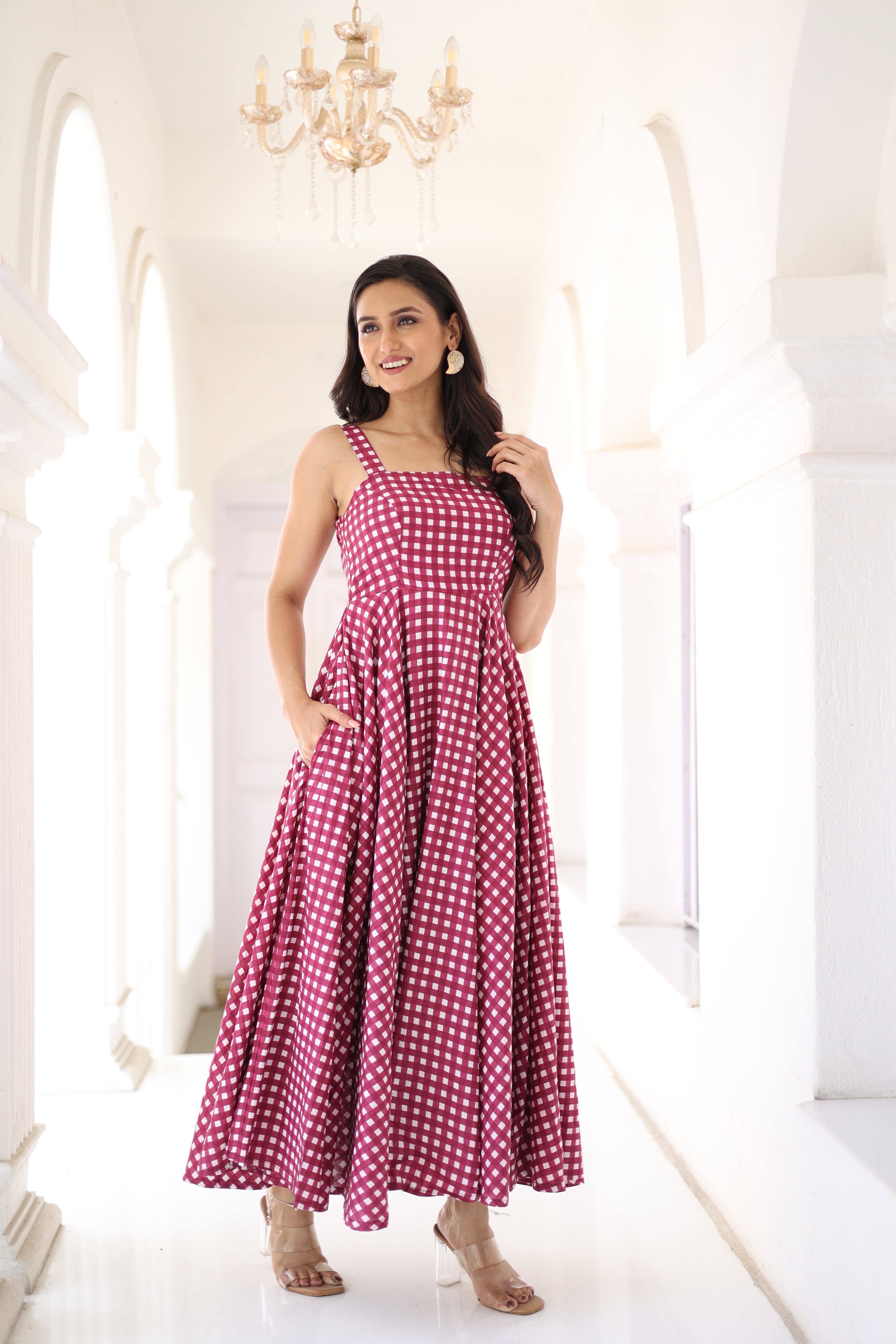 Willow Check Dress