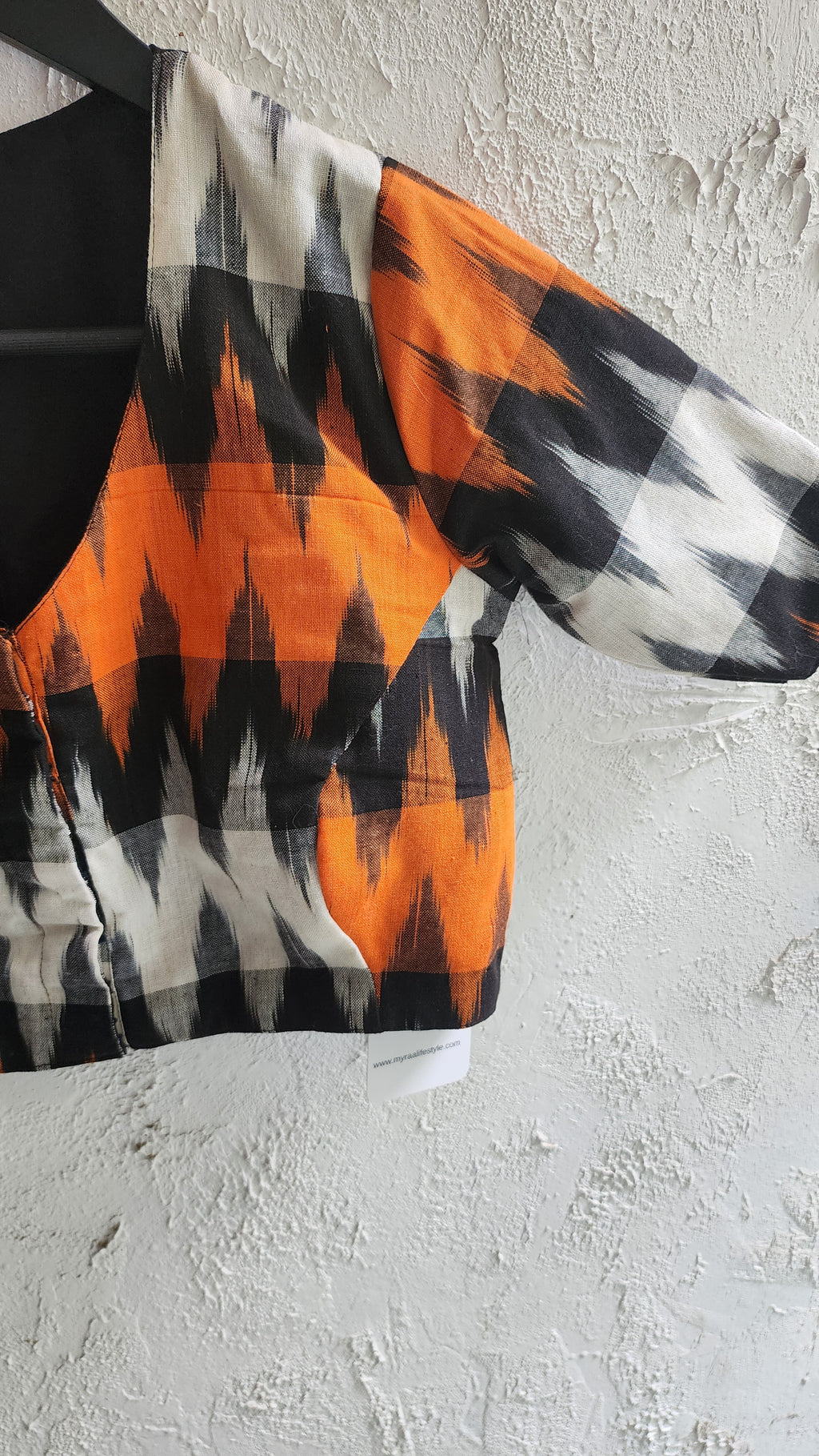 DOUBLE IKAT BLOUSE