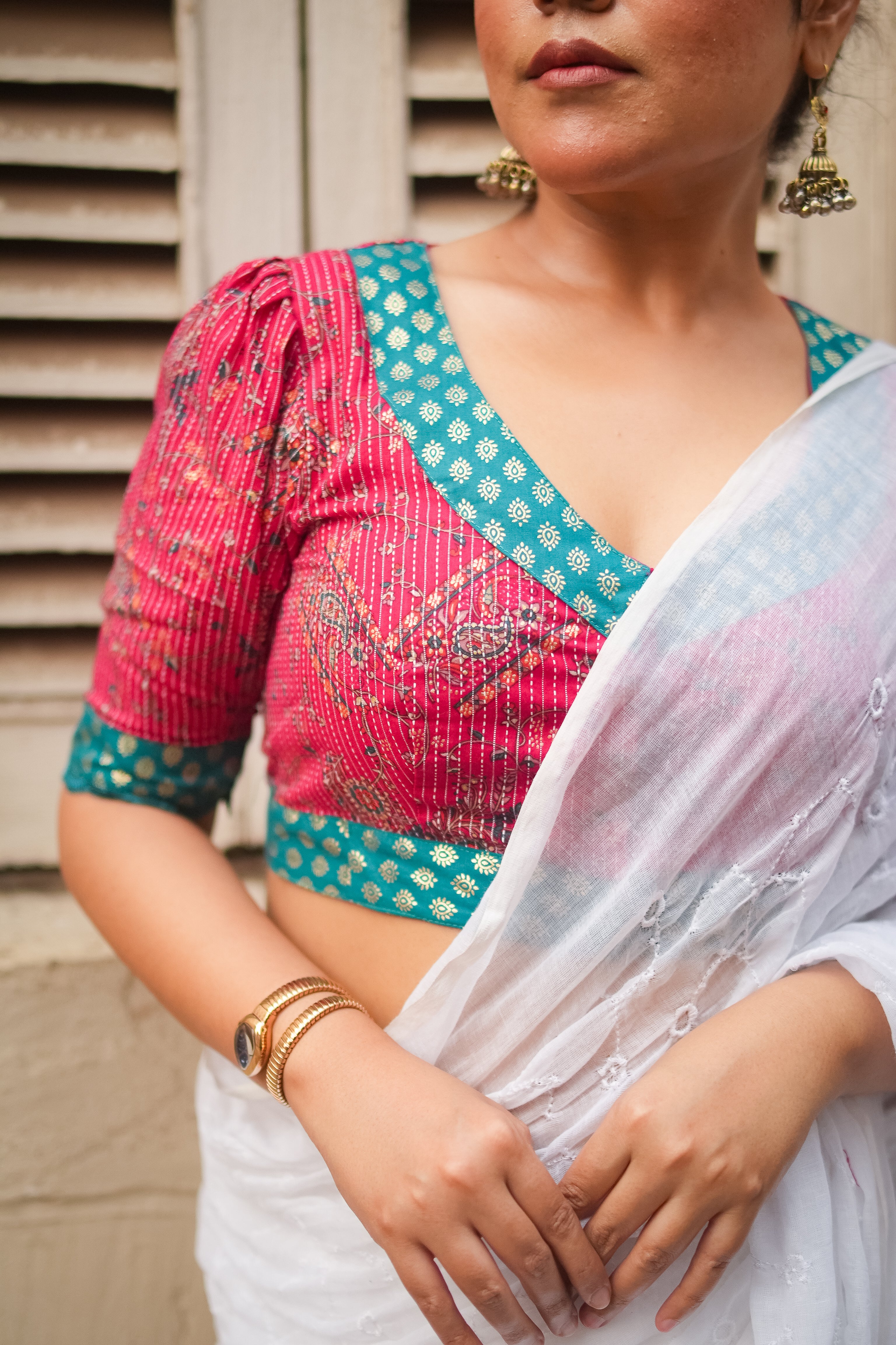 Bold Ember Blouse