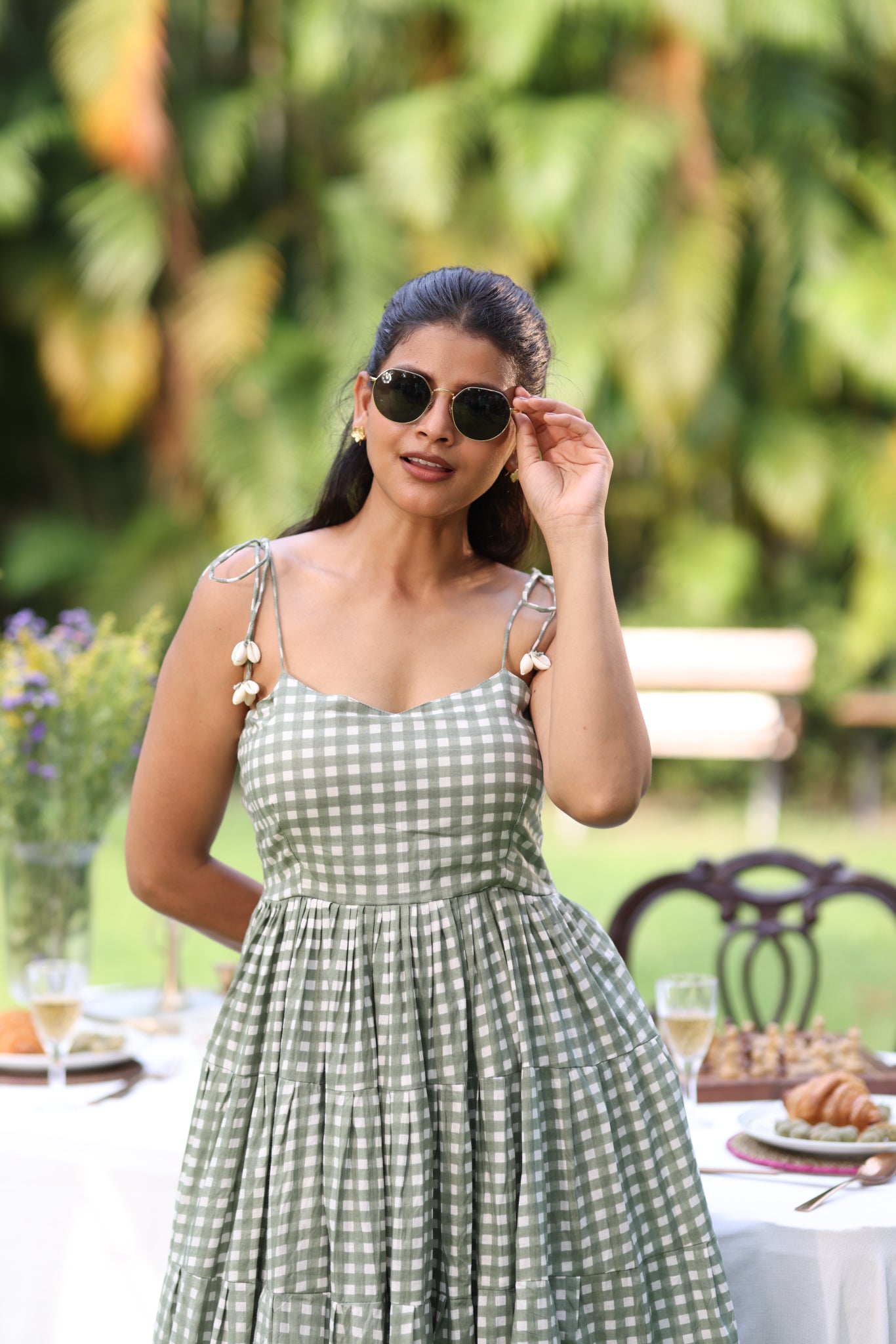 Lemonade Gingham Dress