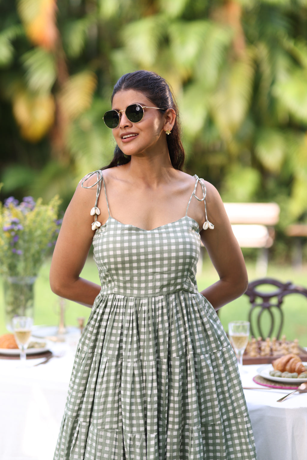 Lemonade Gingham Dress