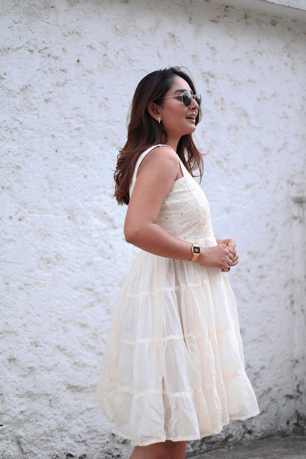 Vanila Bloom Midi Dress