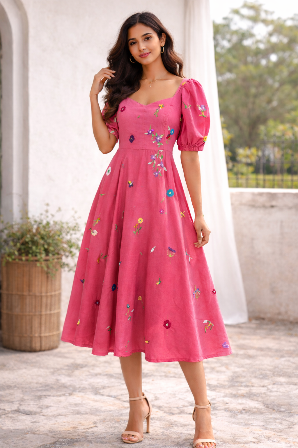 Spring Fable Dress -Pink
