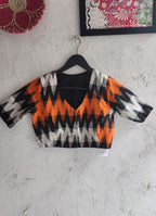 DOUBLE IKAT BLOUSE