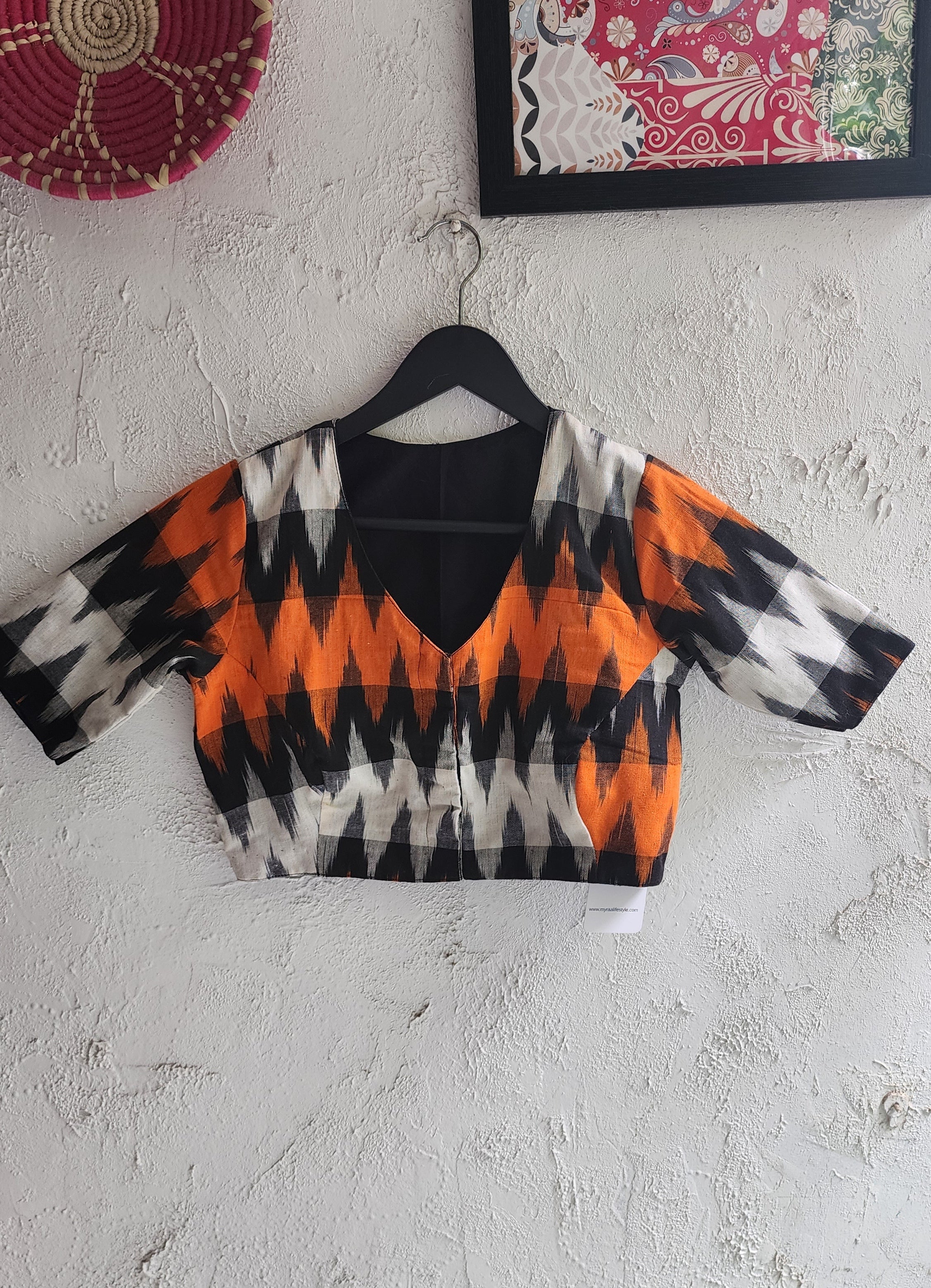 DOUBLE IKAT BLOUSE