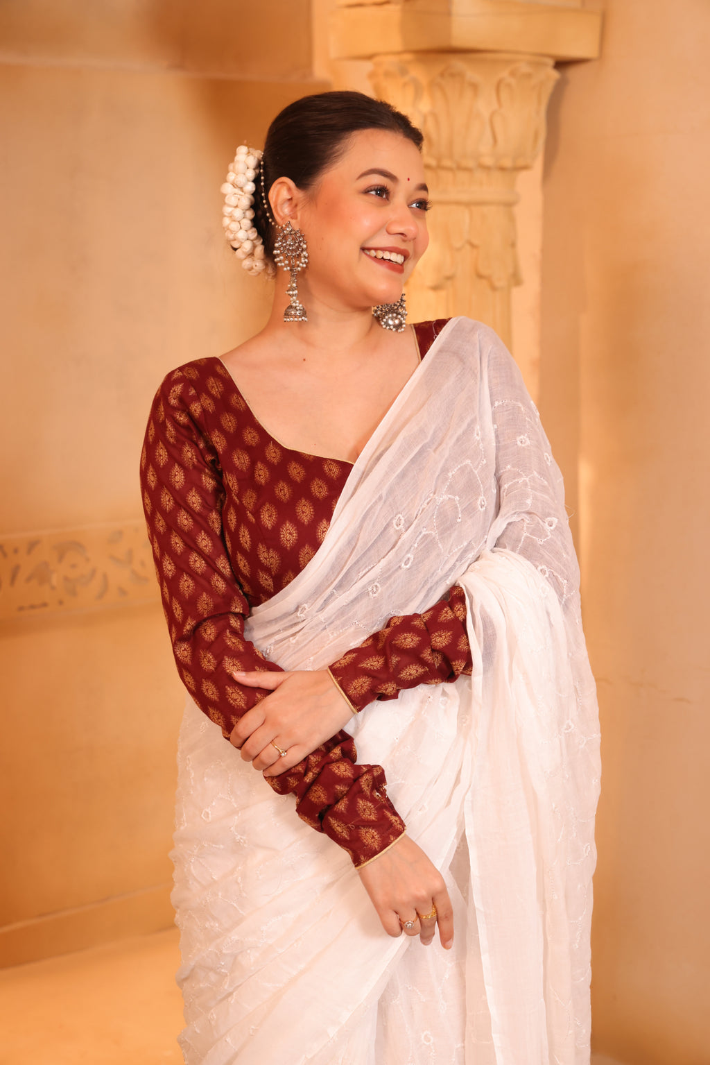 Aradhya Cotton Full Sleeve Blouse