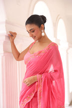 Shaheena Pink Blouse