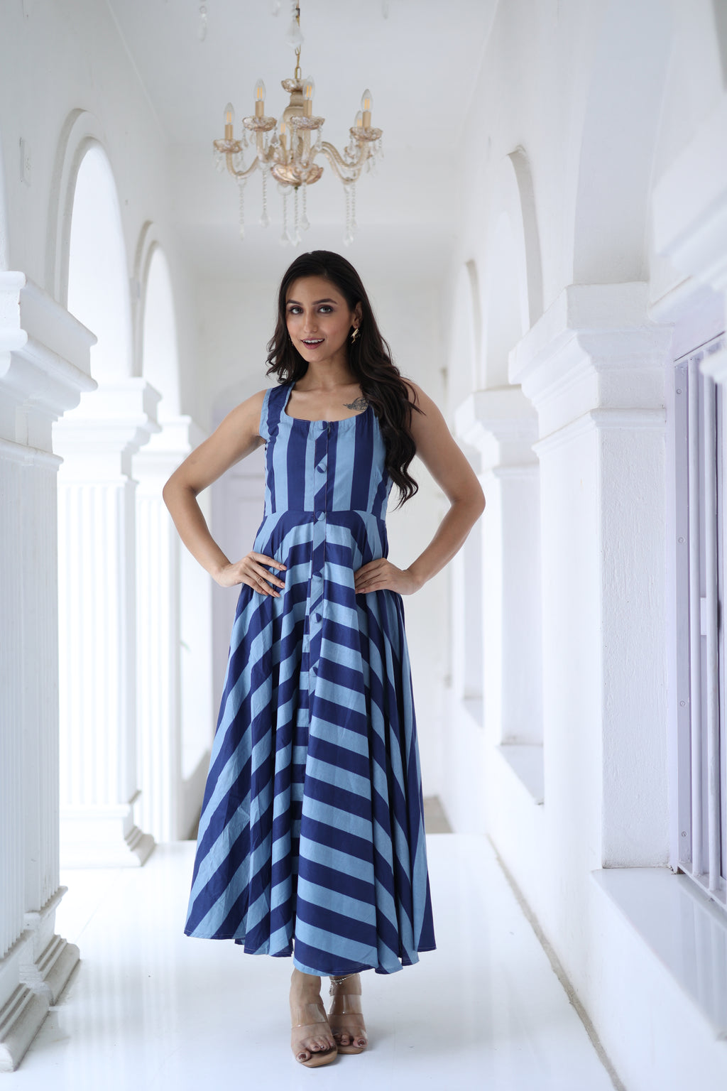 Seaside Striped Dress
