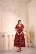 Sindhri Ajrakh  Maxidress