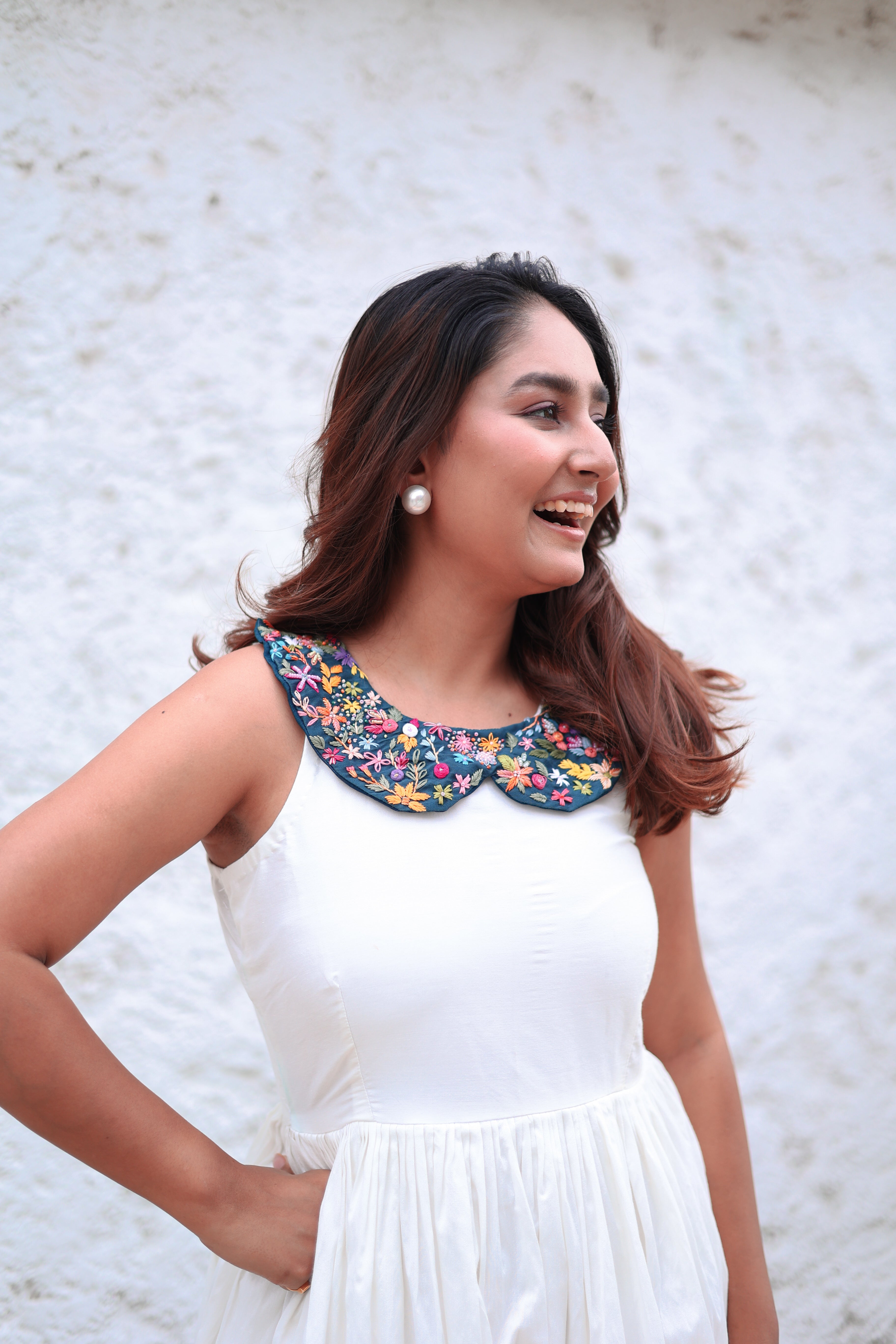 Elara Maxidress- White