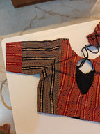 Salimar Patchwork Ajrakh Blouse