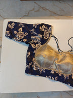 Navy Rose Blouse