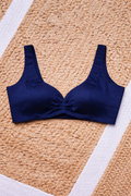 Contour Blouse - Navy Blue