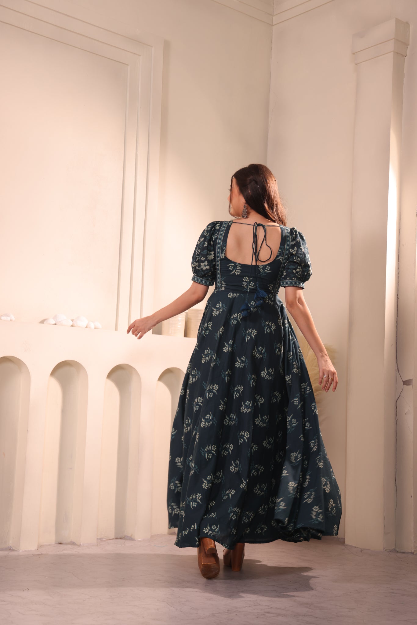 Teal Reverie Maxidress