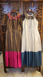 Elara Maxidress-Earthy Bronze