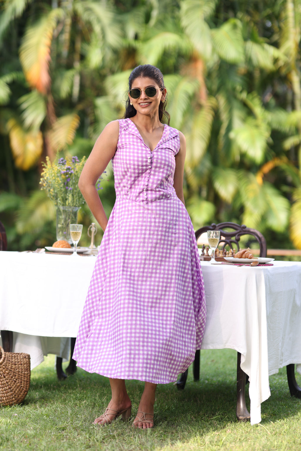 Harper Gingham Dress