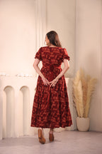 Sindhri Ajrakh  Maxidress