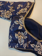 Navy Rose Blouse
