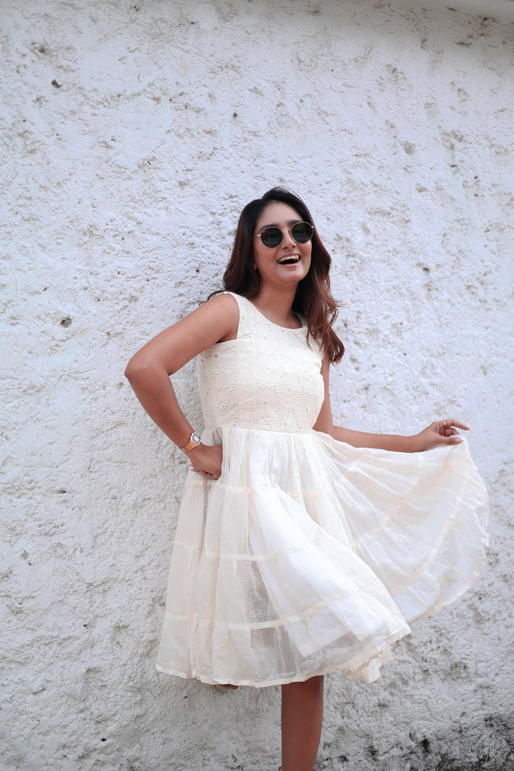 Vanila Bloom Midi Dress