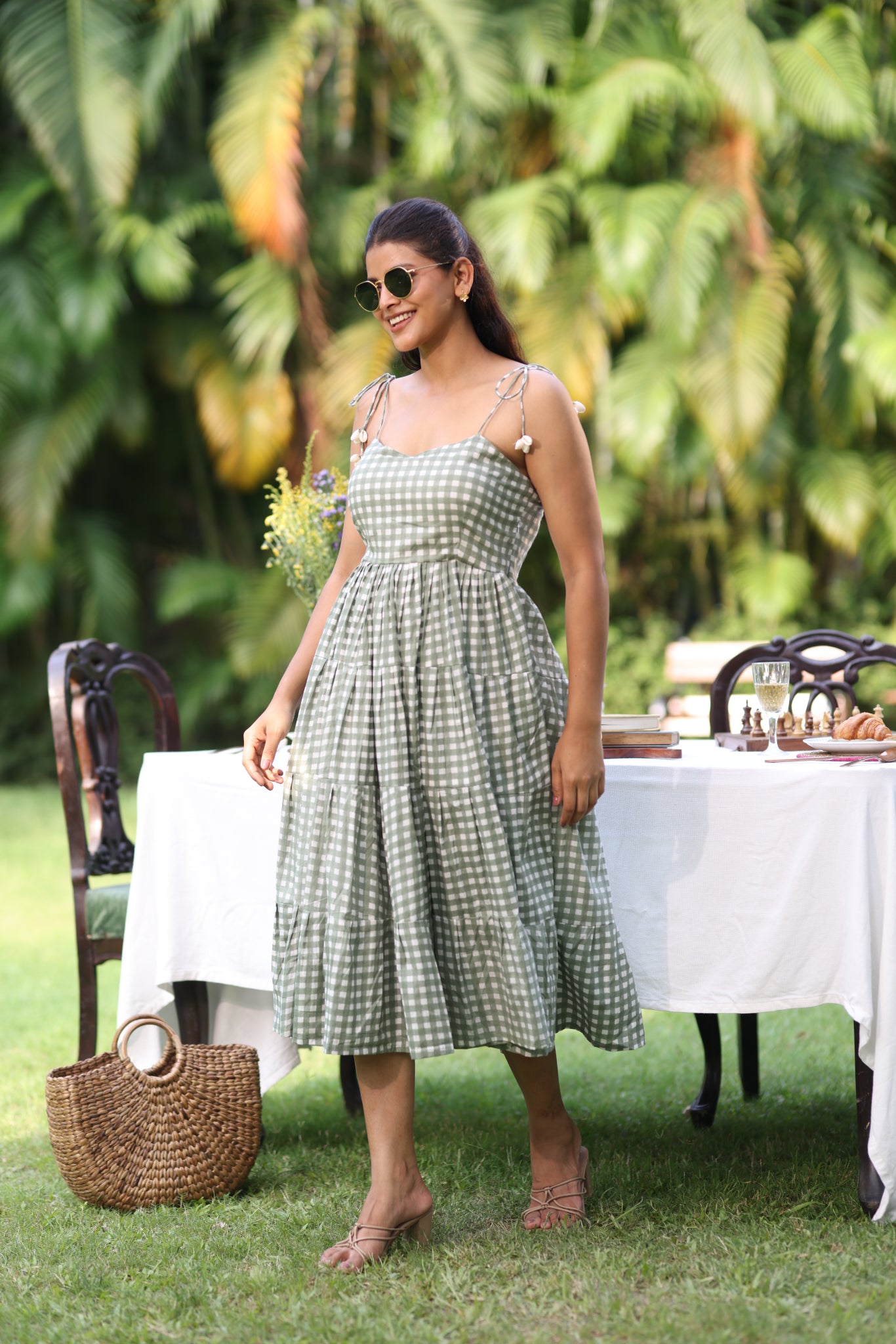 Lemonade Gingham Dress