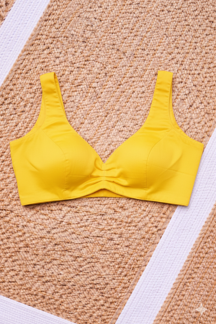 Contour Blouse - Yellow