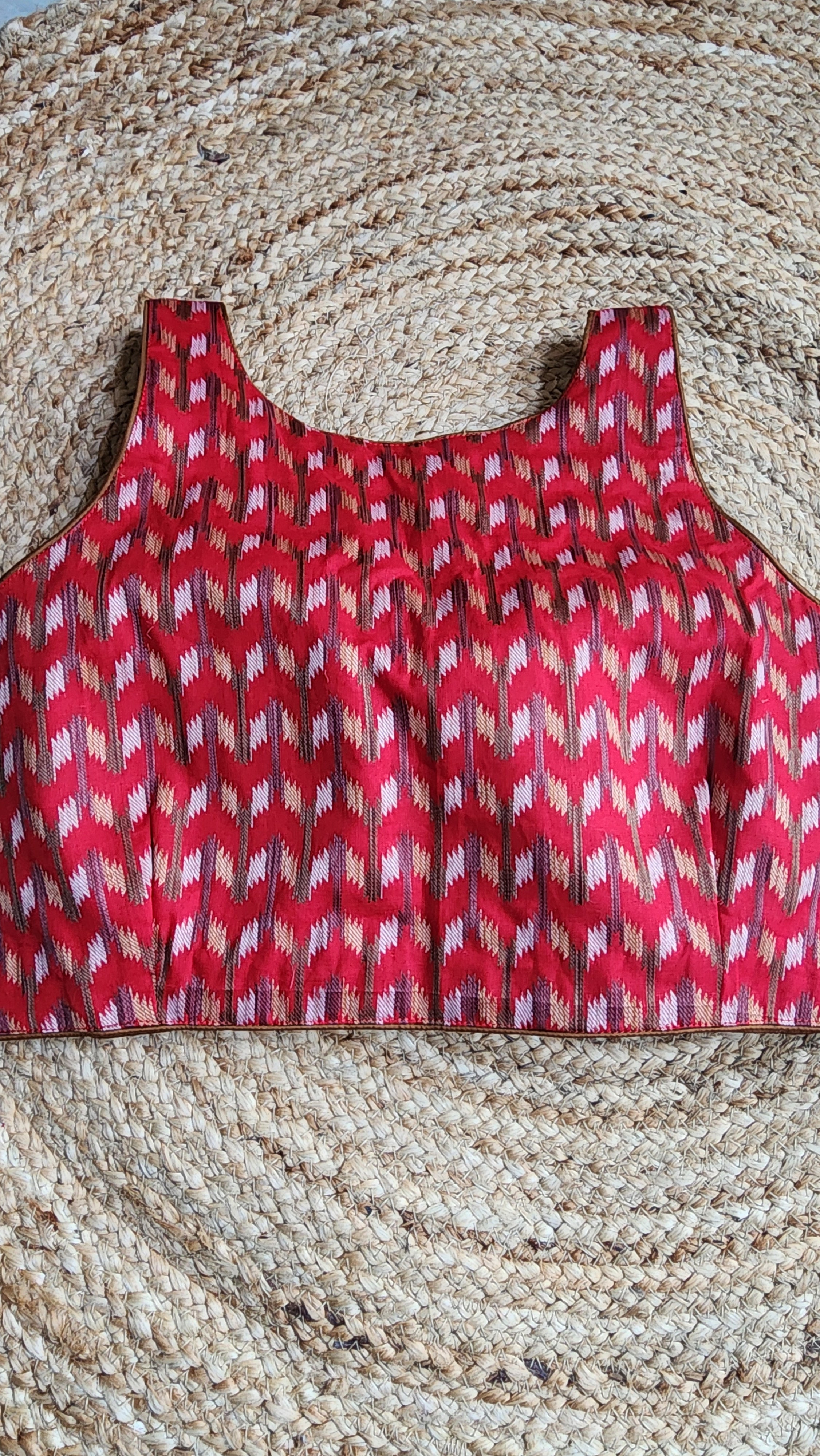 Crimson Air Sleeveless Blouse