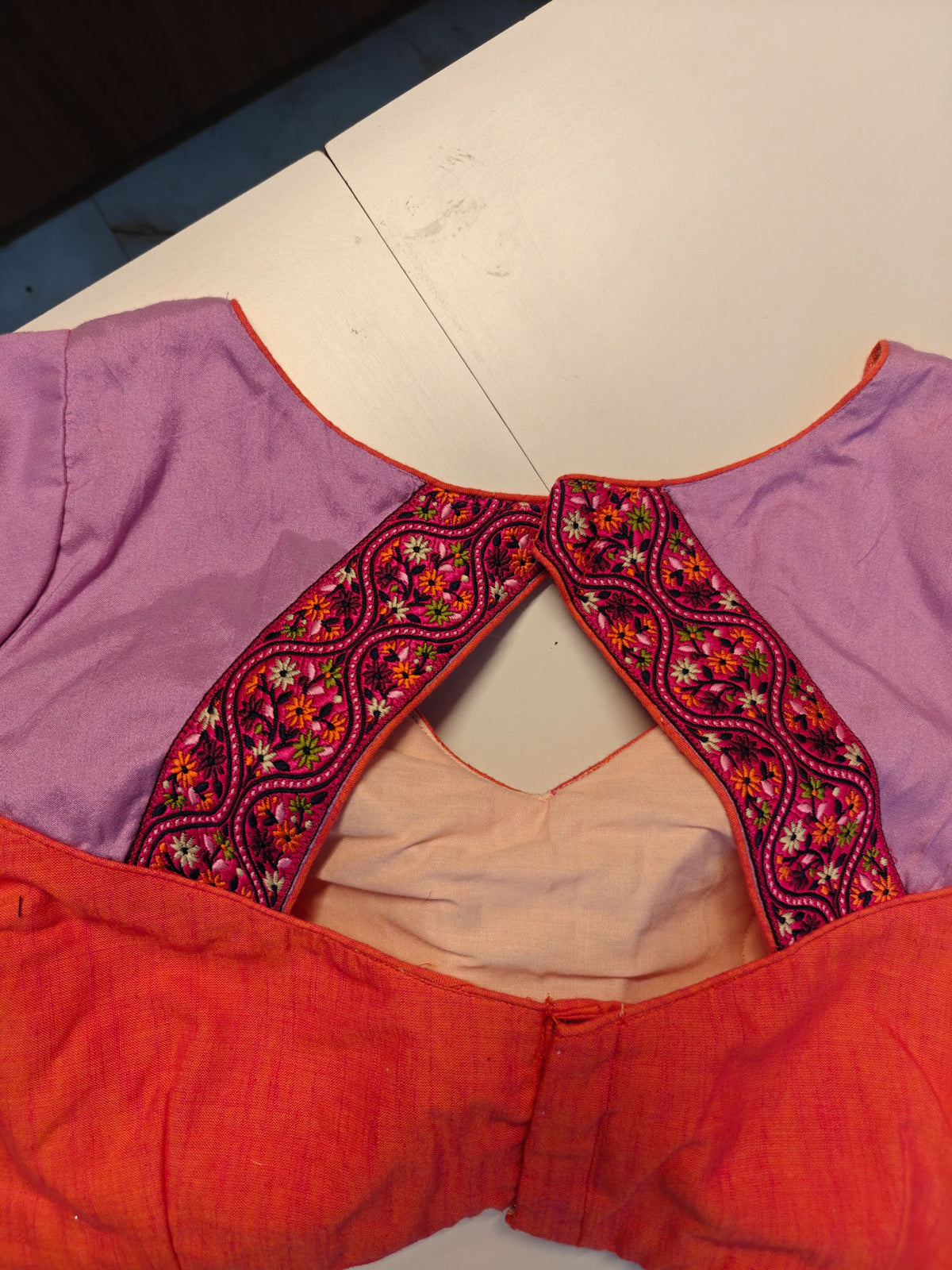 Zara Patchwork Blouse