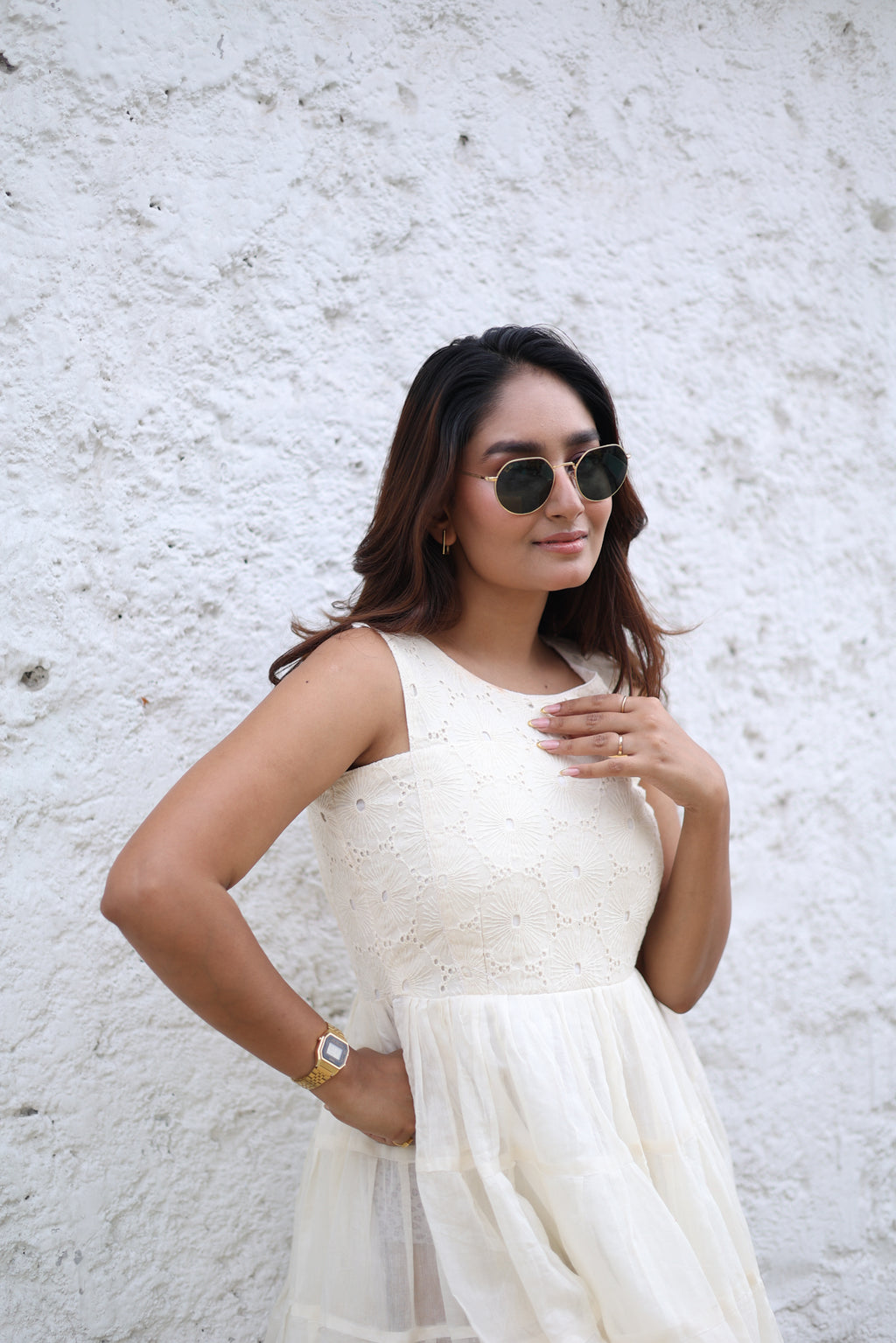 Vanila Bloom Midi Dress