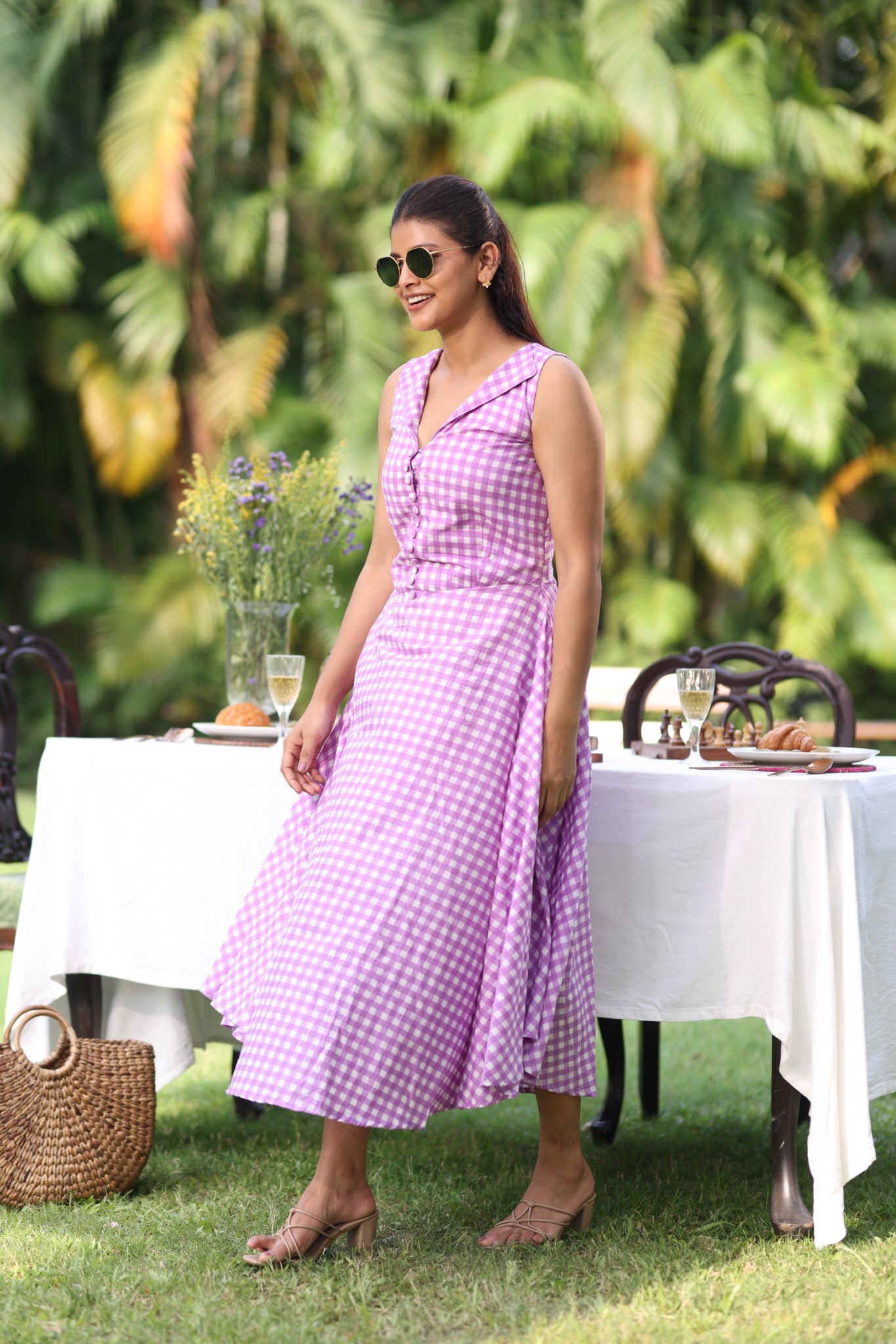 Harper Gingham Dress