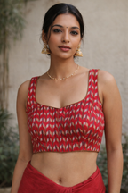 Crimson Air Sleeveless Blouse