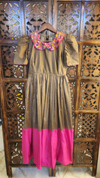 Elara Maxidress-Earthy Bronze